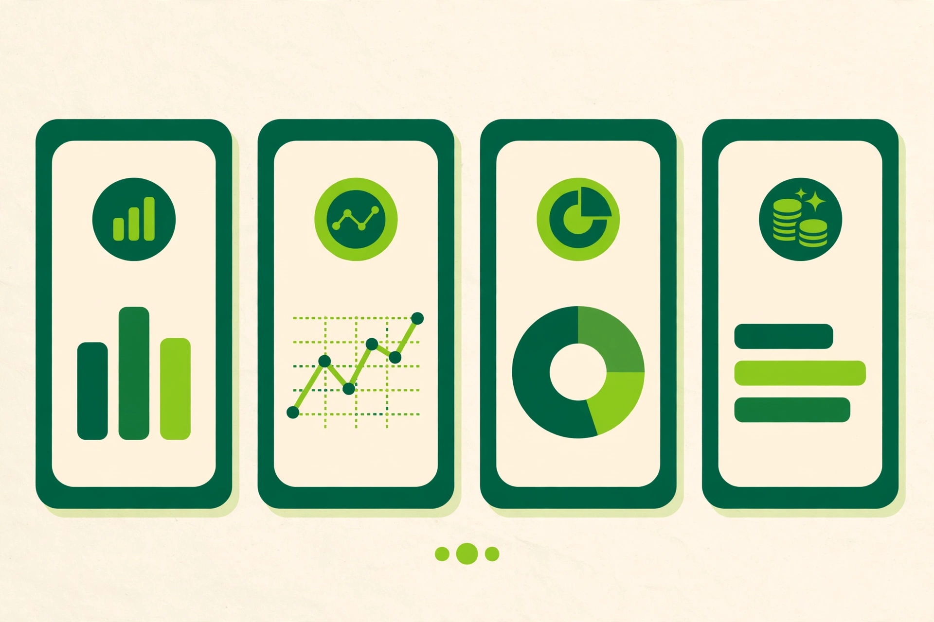 Ad creative testing variations on screen