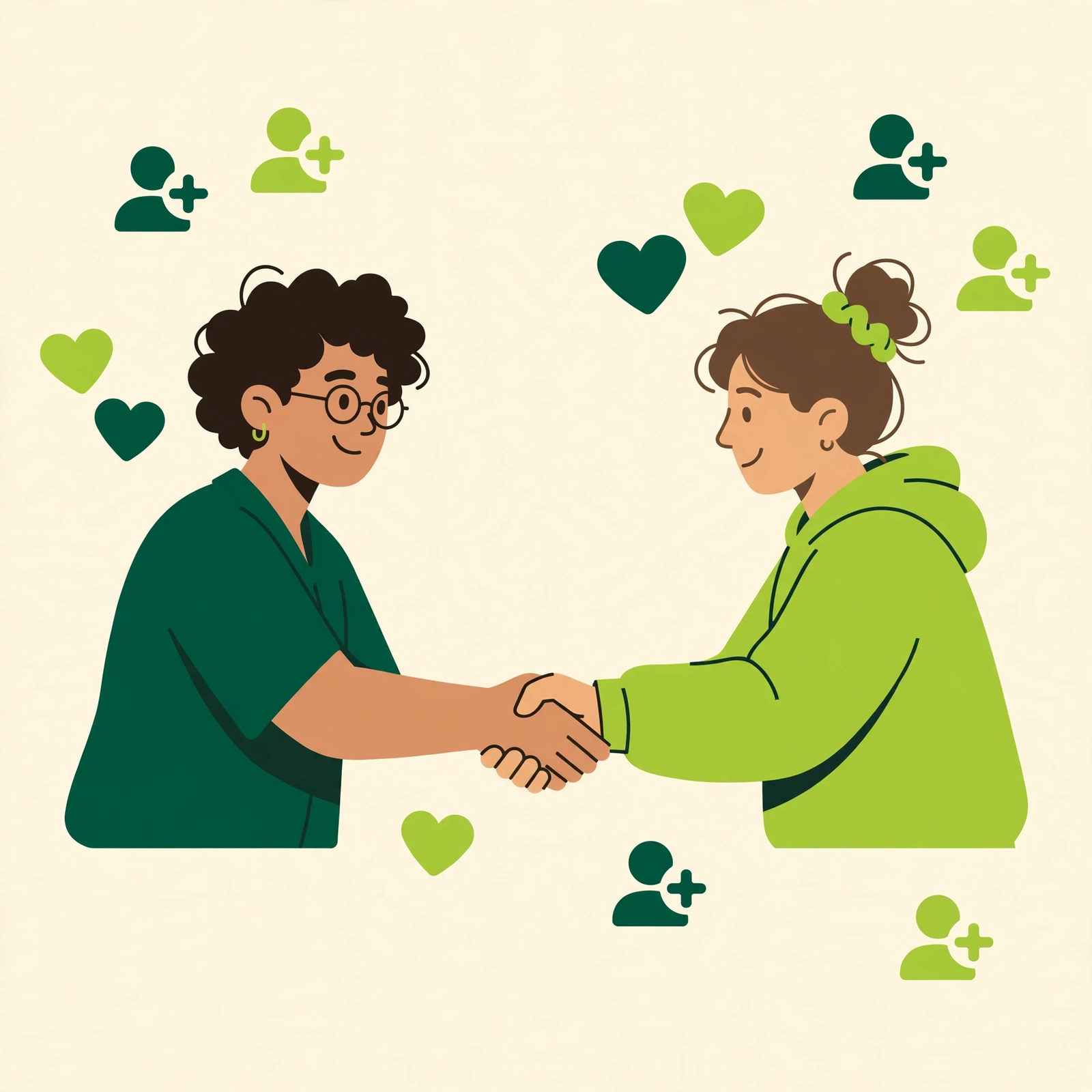 Influencer collaborating with a brand