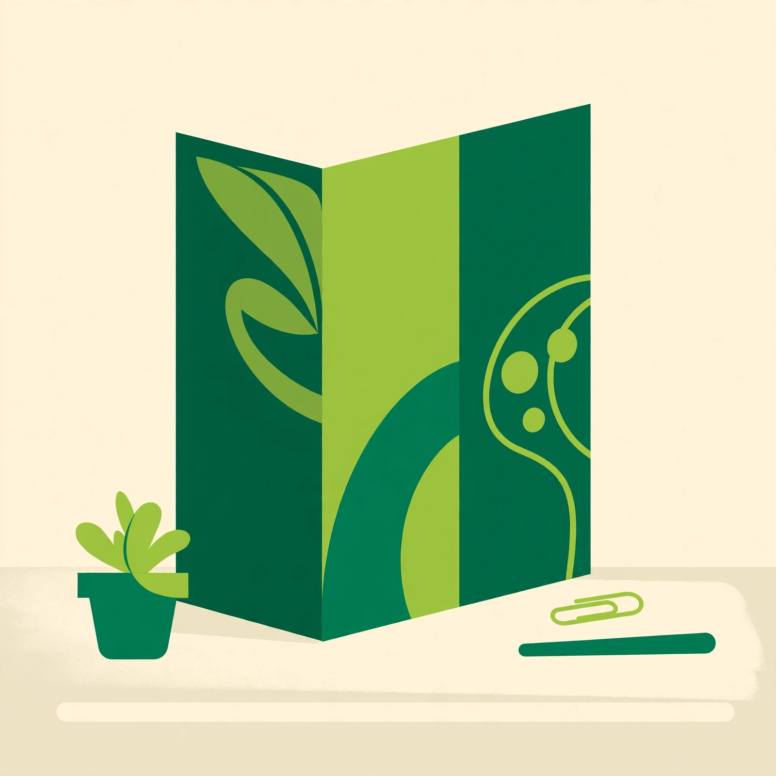 Printed brochure design