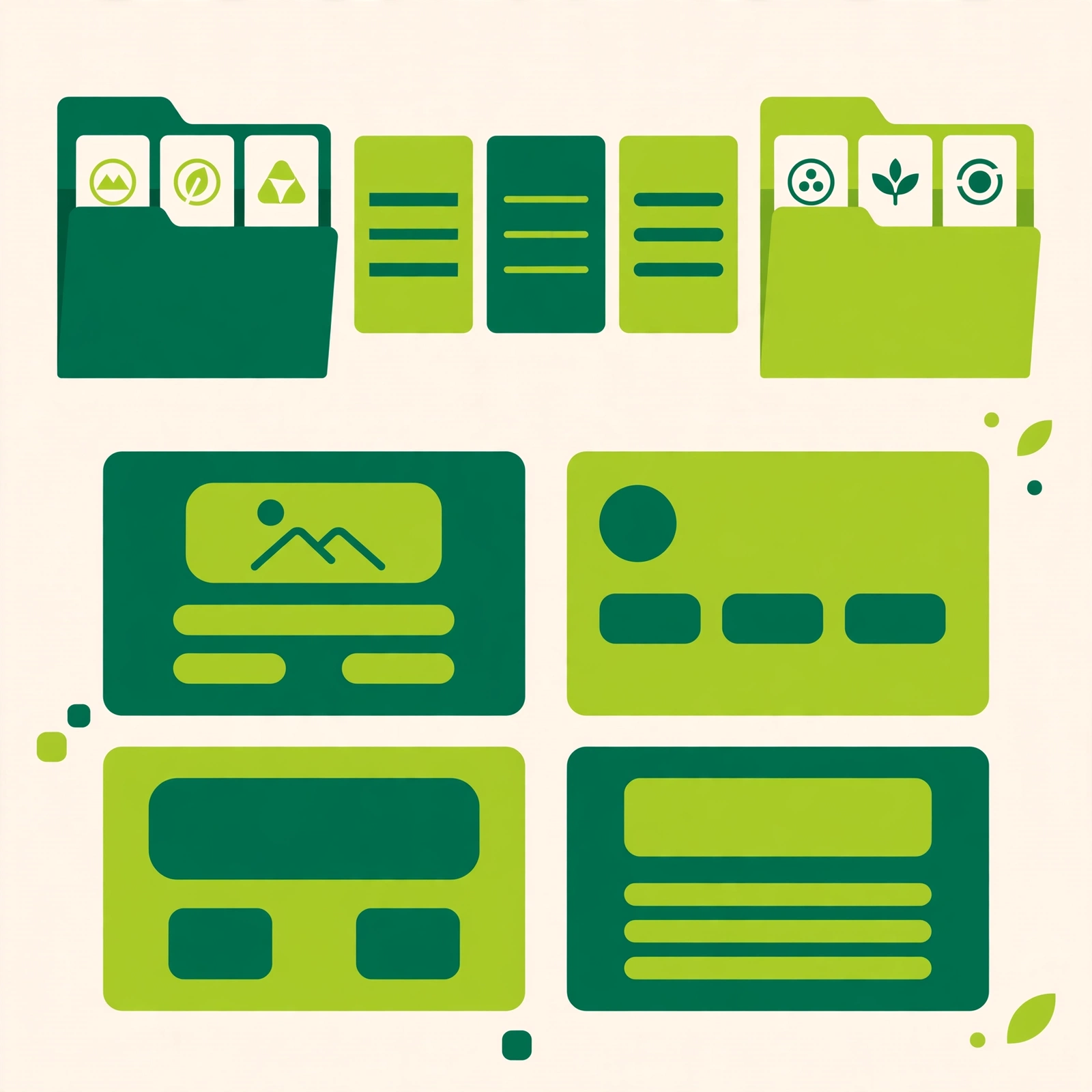 Brand kit with logo files and colors