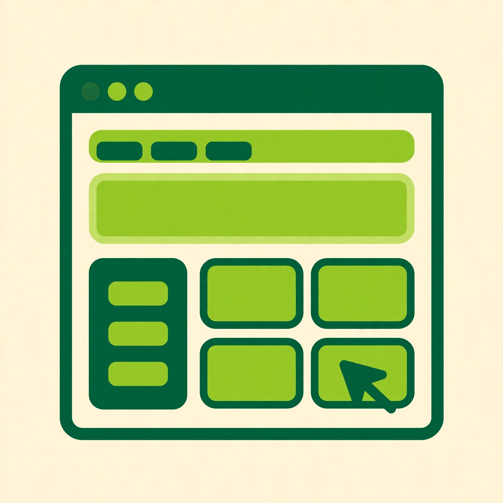 Website design mockup on screen